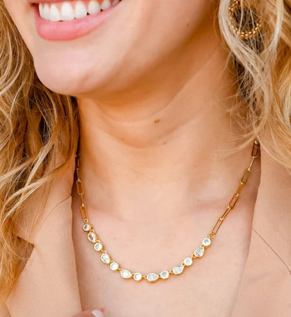 RADIANCE DROPS GOLD NECKLACE