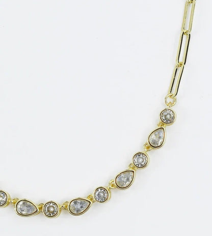 RADIANCE DROPS GOLD NECKLACE