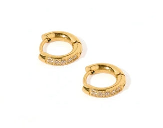 HUGGIE EARRINGS - SCARLETT HOOP 8mm