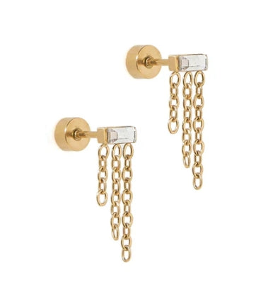 SCREWBACK STUD EARRINGS - BECCA